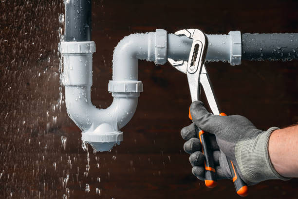 Professional Sewer Line Repair technician working in Clarksville, MI